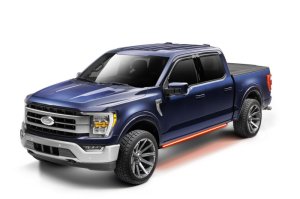 Ford F-150 Electric Running Boards - AMP Research - PowerStep Vision - `21-`24